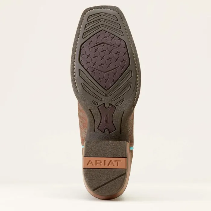 Women Western Boots Ariat Derby Monroe Western Boot Shore Tan
