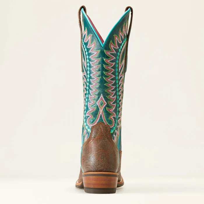 Women Western Boots Ariat Derby Monroe Western Boot Shore Tan