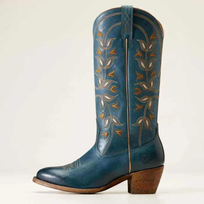 Women Western Boots Ariat Desert Holly Western Boot Washed Denim Women Western Boots Ariat Desert Holly Western Boot Washed Denim