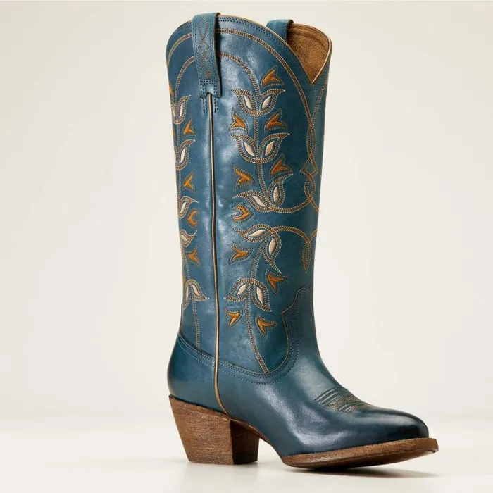 Women Western Boots Ariat Desert Holly Western Boot Washed Denim Women Western Boots Ariat Desert Holly Western Boot Washed Denim