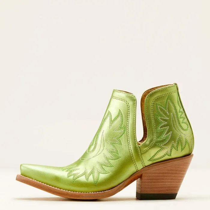 Women Western Boots Ariat Dixon Bootie Electric Green Apple Women Western Boots Ariat Dixon Bootie Electric Green Apple