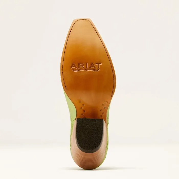 Women Western Boots Ariat Dixon Bootie Electric Green Apple Women Western Boots Ariat Dixon Bootie Electric Green Apple