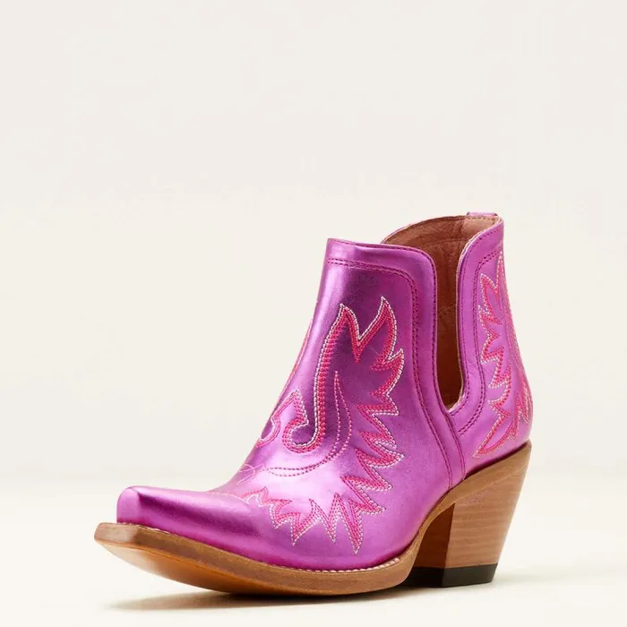 Women Western Boots Ariat Dixon Bootie Electric Raspberry