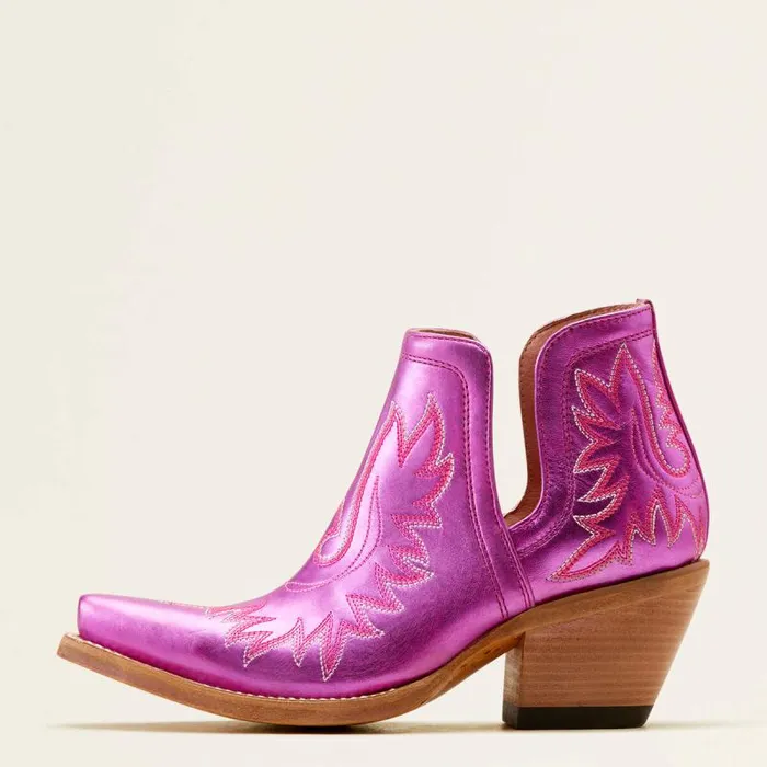 Women Western Boots Ariat Dixon Bootie Electric Raspberry Women Western Boots Ariat Dixon Bootie Electric Raspberry