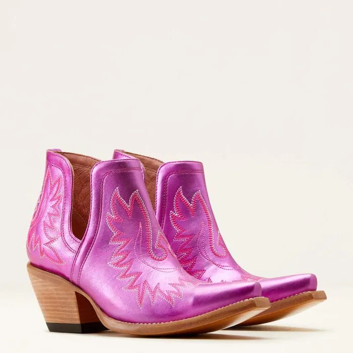 Women Western Boots Ariat Dixon Bootie Electric Raspberry Women Western Boots Ariat Dixon Bootie Electric Raspberry