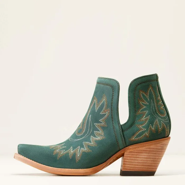 Women Western Boots Ariat Dixon Bootie Poseidon Suede Women Western Boots Ariat Dixon Bootie Poseidon Suede