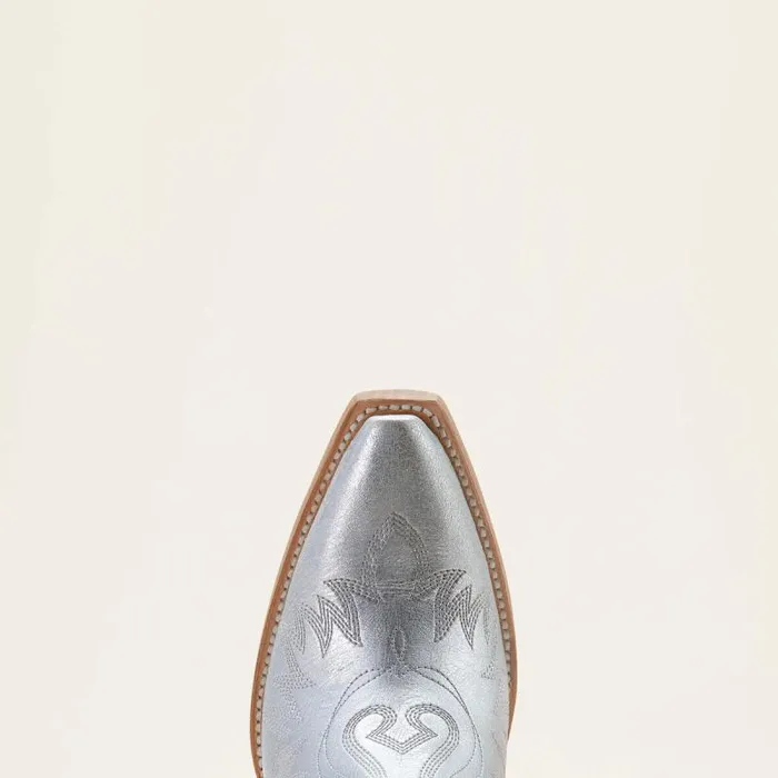 Women Western Boots Ariat Dixon Bootie Silver Shine Women Western Boots Ariat Dixon Bootie Silver Shine