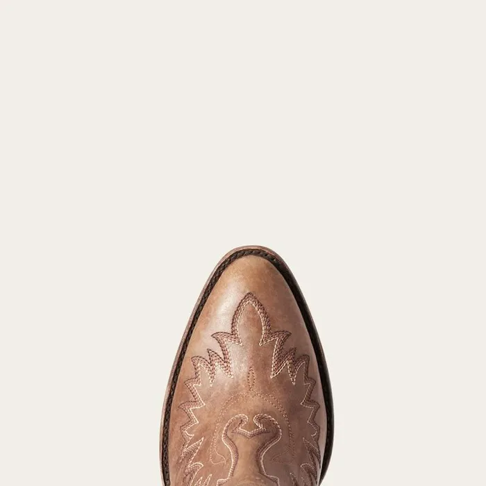 Women Western Boots Ariat Dixon R Toe Western Boot Naturally Distressed Brown
