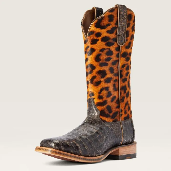 Women Western Boots Ariat Donatella Western Boot Brushed Chocolate Caiman Belly Women Western Boots Ariat Donatella Western Boot Brushed Chocolate Caiman Belly