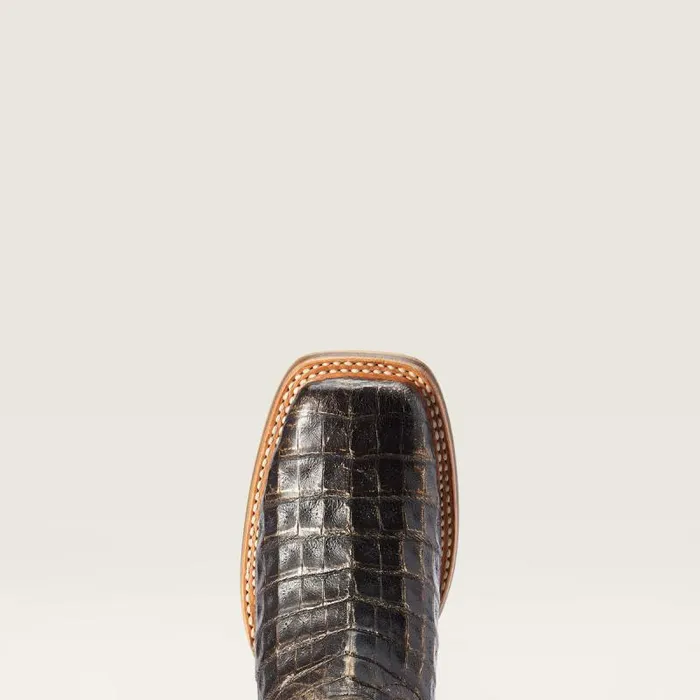 Women Western Boots Ariat Donatella Western Boot Brushed Chocolate Caiman Belly Women Western Boots Ariat Donatella Western Boot Brushed Chocolate Caiman Belly