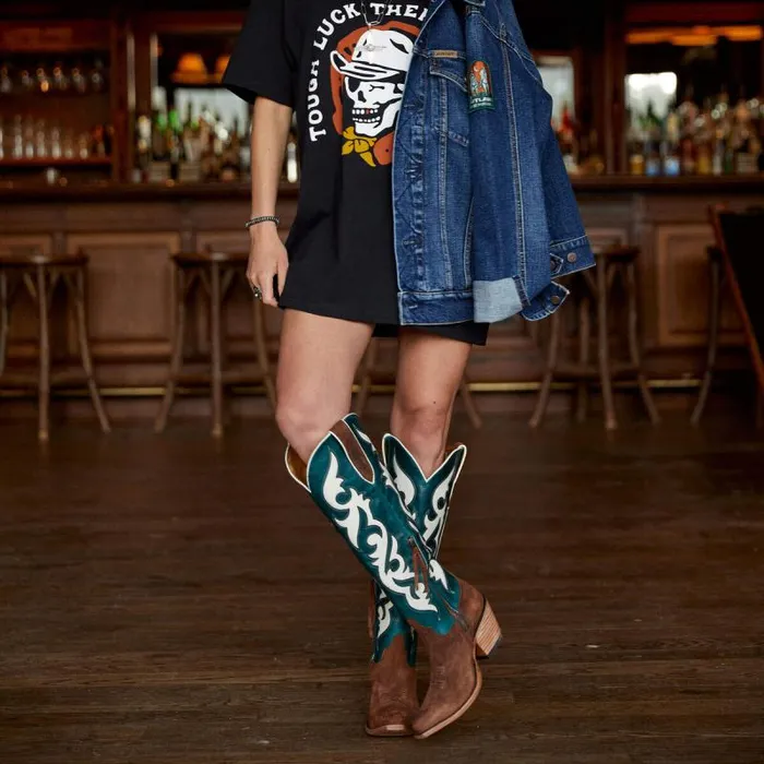 Women Western Boots Ariat Elvira StretchFit Western Boot Terracotta Suedeancient Turquoise Women Western Boots Ariat Elvira StretchFit Western Boot Terracotta Suedeancient Turquoise