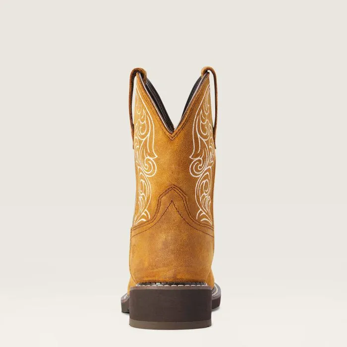 Women Western Boots Ariat Fatbaby Heritage Waterproof Western Boot Ginger Spice