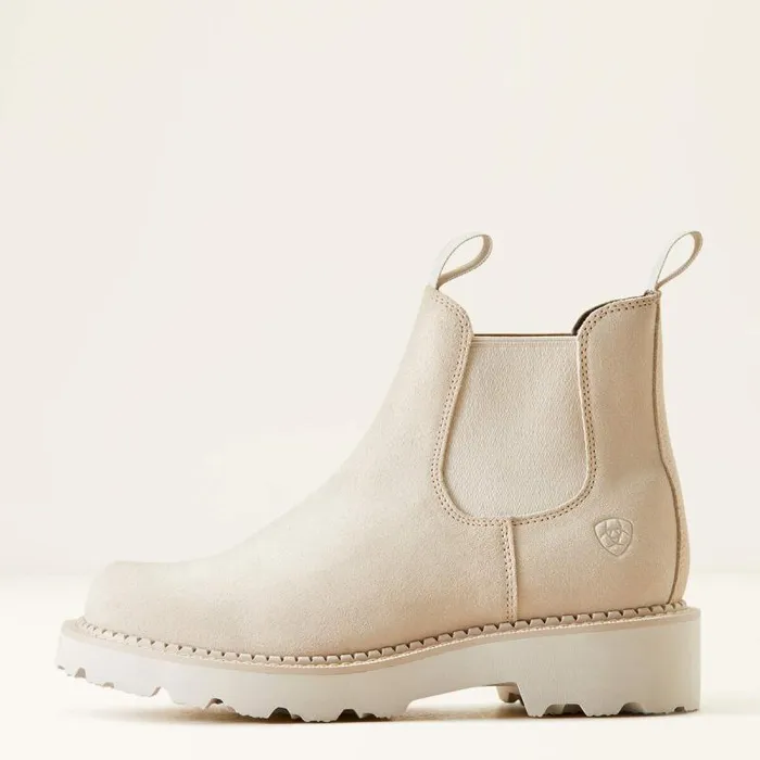 Women Western Boots Ariat Fatbaby Twin Gore Western Boot Sand Suede