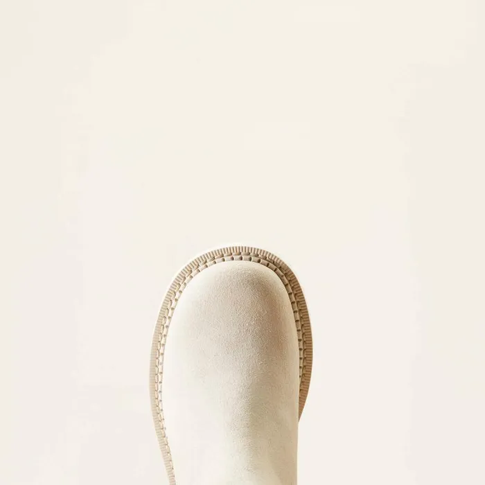 Women Western Boots Ariat Fatbaby Twin Gore Western Boot Sand Suede