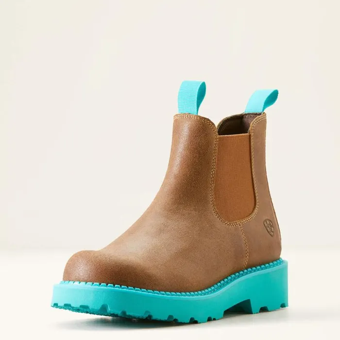 Women Western Boots Ariat Fatbaby Twin Gore Western Boot Wickerturquoise
