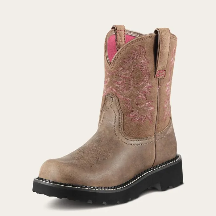 Women Western Boots Ariat Fatbaby Western Boot Brown Bomber