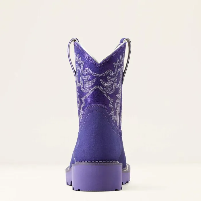 Women Western Boots Ariat Fatbaby Western Boot Violet Suedepurple Metallic Women Western Boots Ariat Fatbaby Western Boot Violet Suedepurple Metallic