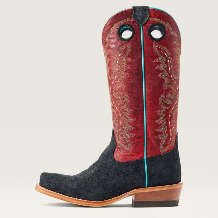 Women Western Boots Ariat Frontier Boon Western Boot Black Roughout