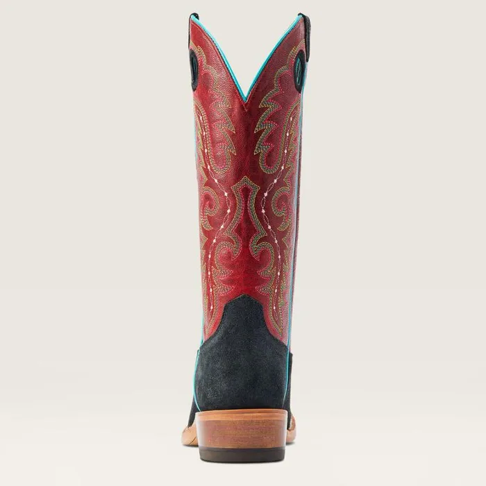 Women Western Boots Ariat Frontier Boon Western Boot Black Roughout