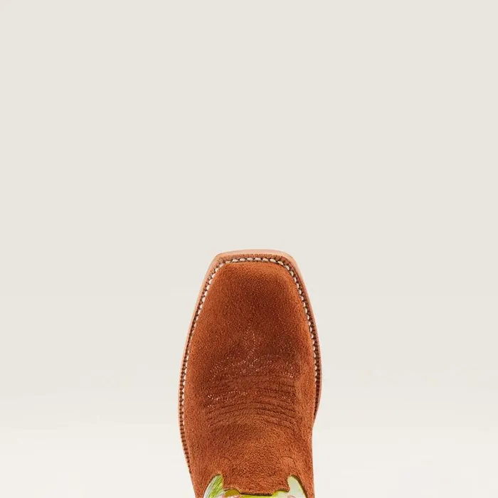 Women Western Boots Ariat Frontier Boon Western Boot Cognac Roughout