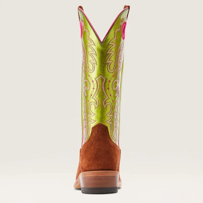 Women Western Boots Ariat Frontier Boon Western Boot Cognac Roughout