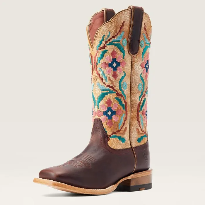 Women Western Boots Ariat Frontier Daniella Western Boot Brazen Tan