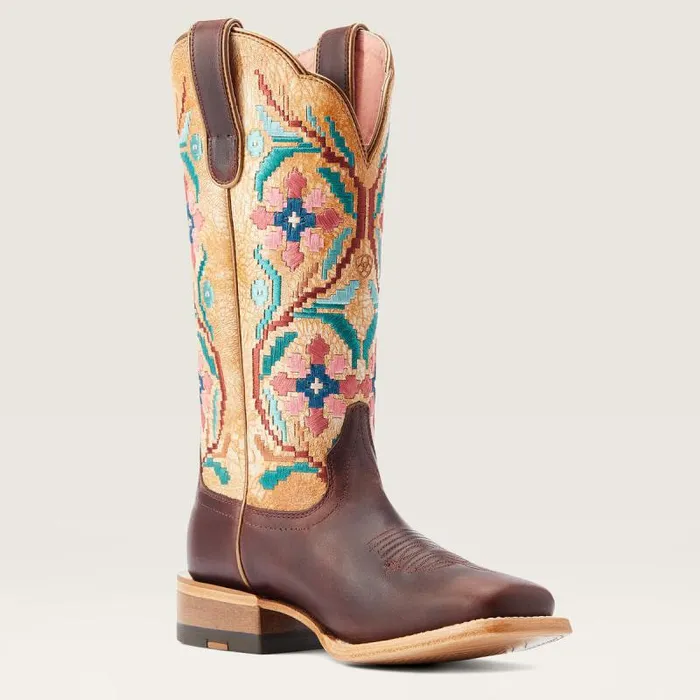 Women Western Boots Ariat Frontier Daniella Western Boot Brazen Tan Women Western Boots Ariat Frontier Daniella Western Boot Brazen Tan