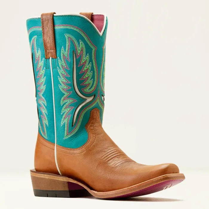 Women Western Boots Ariat Futurity Colt Western Boot Tan Patinacenote Blue Women Western Boots Ariat Futurity Colt Western Boot Tan Patinacenote Blue