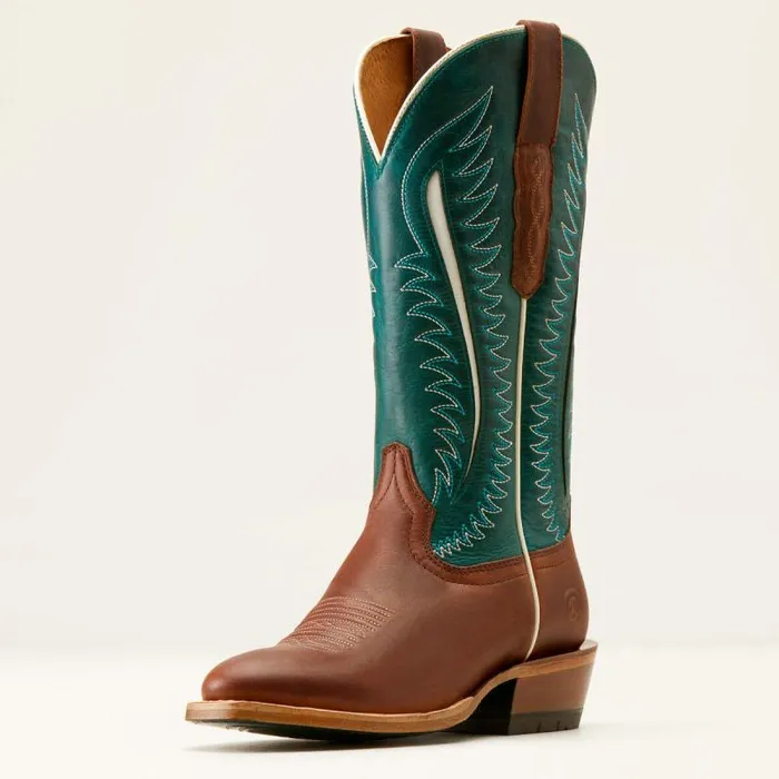 Women Western Boots Ariat Futurity Limited Western Boot Umber Rustturquoise Nights