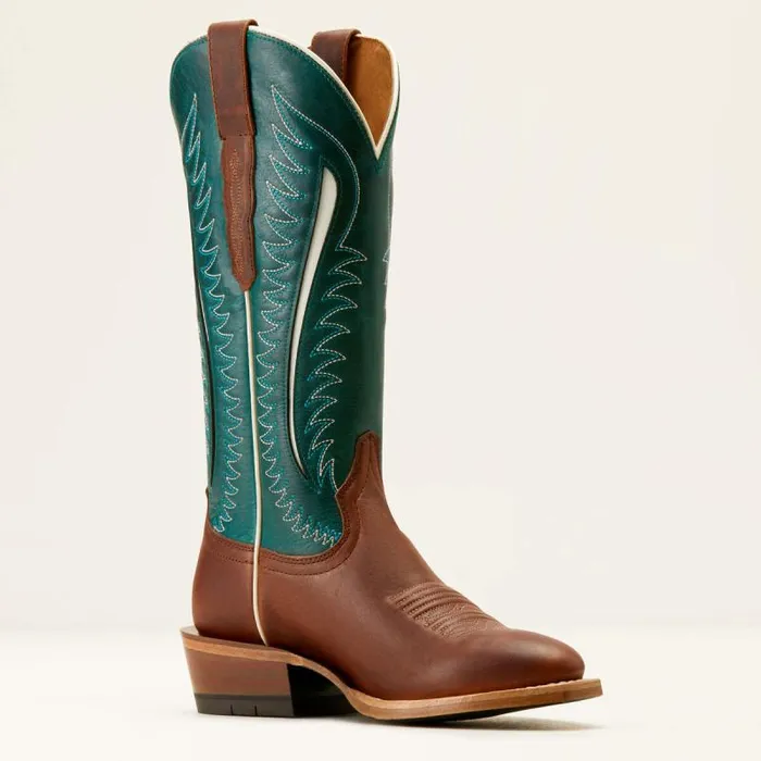 Women Western Boots Ariat Futurity Limited Western Boot Umber Rustturquoise Nights
