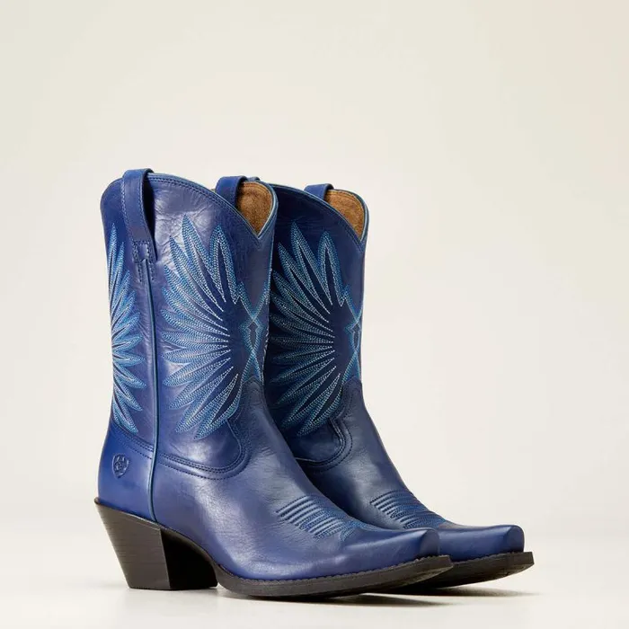 Women Western Boots Ariat Goldie Western Boot Bellbottom Blue