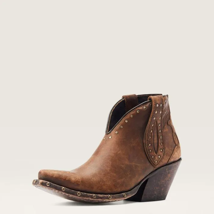 Women Western Boots Ariat Greeley Western Boot Naturally Distressed Brown