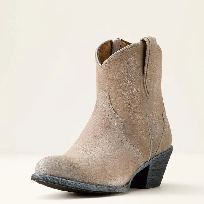 Women Western Boots Ariat Harlan Western Boot Granite Grey Suede