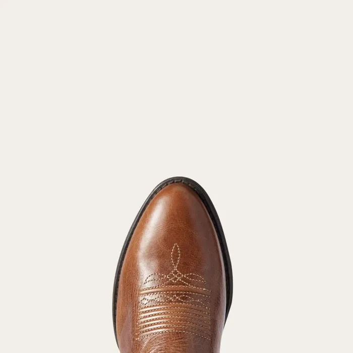 Women Western Boots Ariat Heritage R Toe StretchFit Western Boot Dark Tan Women Western Boots Ariat Heritage R Toe StretchFit Western Boot Dark Tan