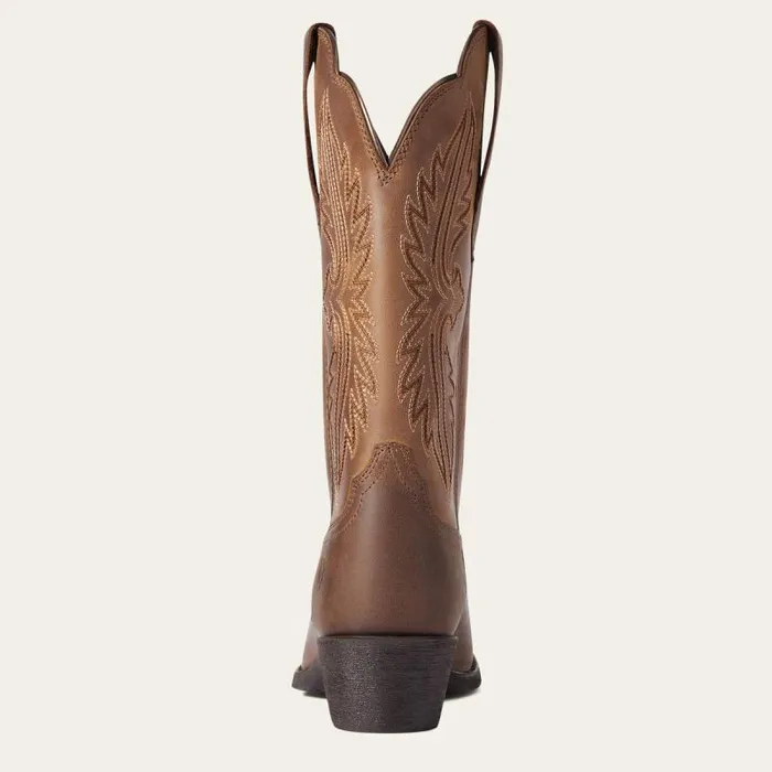 Women Western Boots Ariat Heritage R Toe StretchFit Western Boot Distressed Brown Women Western Boots Ariat Heritage R Toe StretchFit Western Boot Distressed Brown