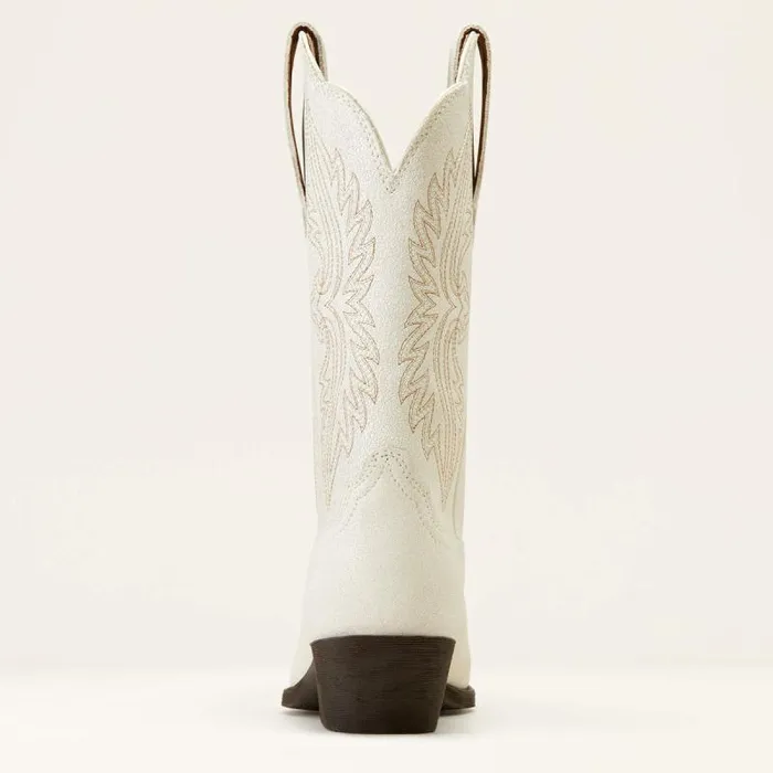 Women Western Boots Ariat Heritage R Toe StretchFit Western Boot Distressed Ivory Women Western Boots Ariat Heritage R Toe StretchFit Western Boot Distressed Ivory
