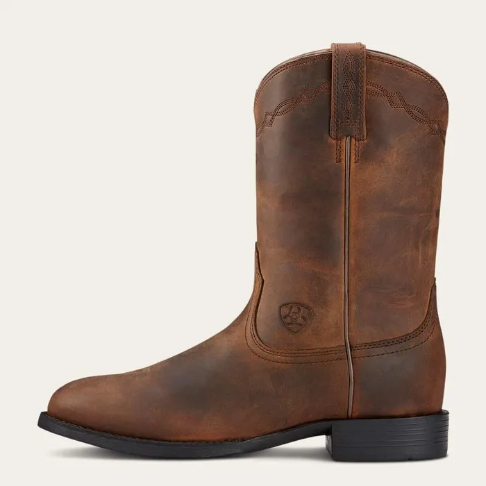 Women Western Boots Ariat Heritage Roper Western Boot Distressed Brown Women Western Boots Ariat Heritage Roper Western Boot Distressed Brown