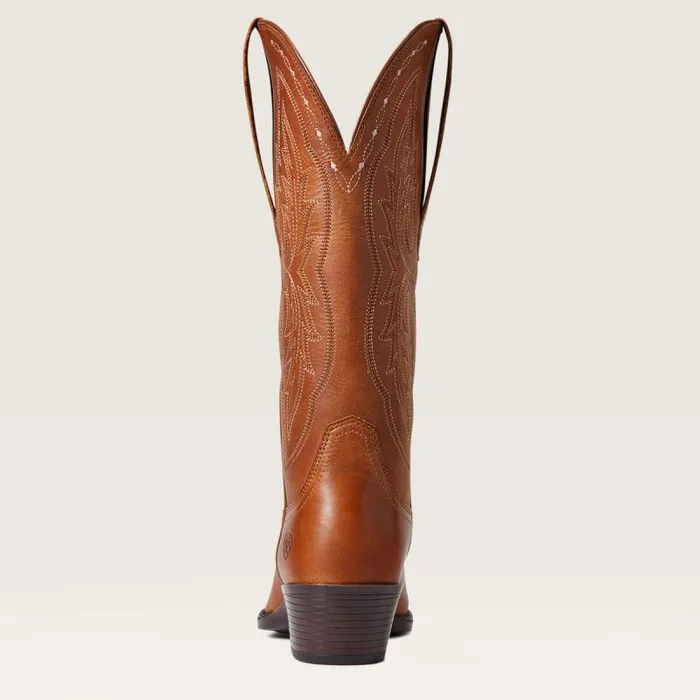 Women Western Boots Ariat Heritage X Toe Elastic Wide Calf Western Boot Treasured Tan Women Western Boots Ariat Heritage X Toe Elastic Wide Calf Western Boot Treasured Tan