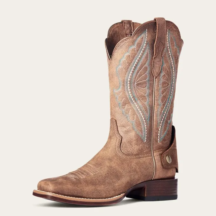 Women Western Boots Ariat Primetime EZ Zip Western Boot Tack Room Brown