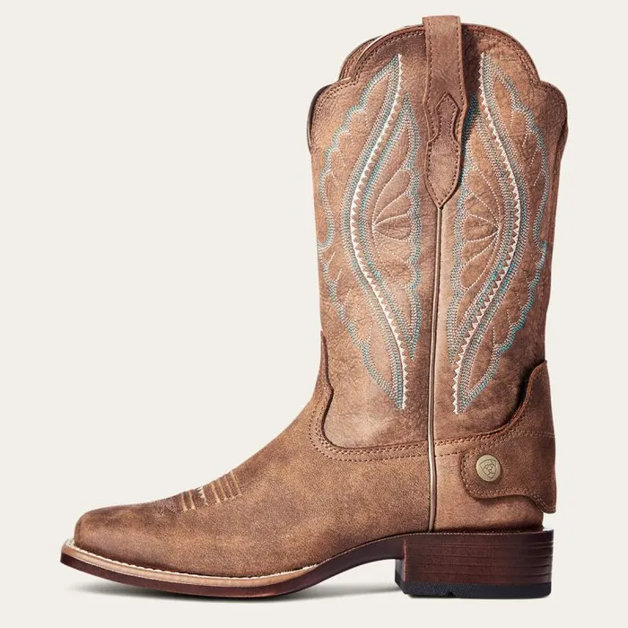Women Western Boots Ariat Primetime EZ Zip Western Boot Tack Room Brown