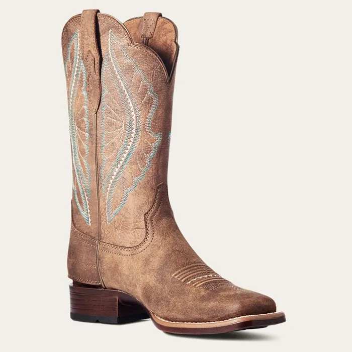 Women Western Boots Ariat Primetime EZ Zip Western Boot Tack Room Brown
