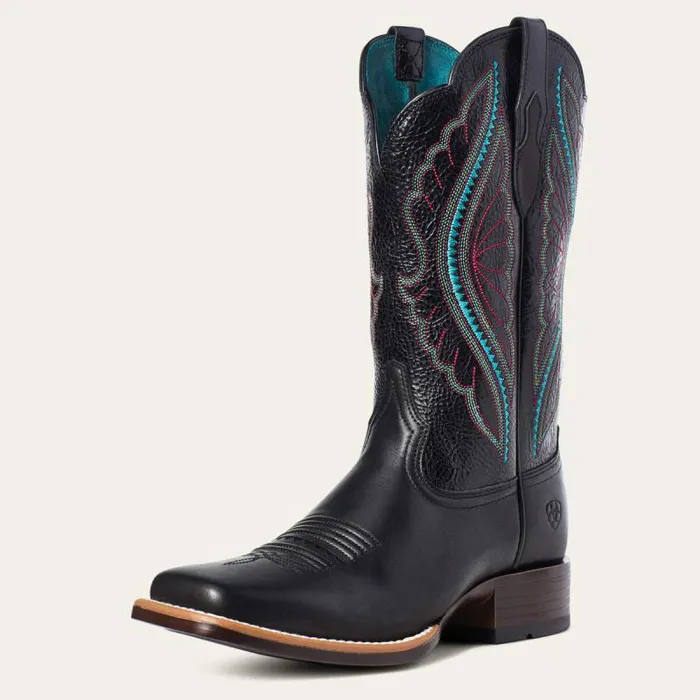 Women Western Boots Ariat PrimeTime Western Boot True Black