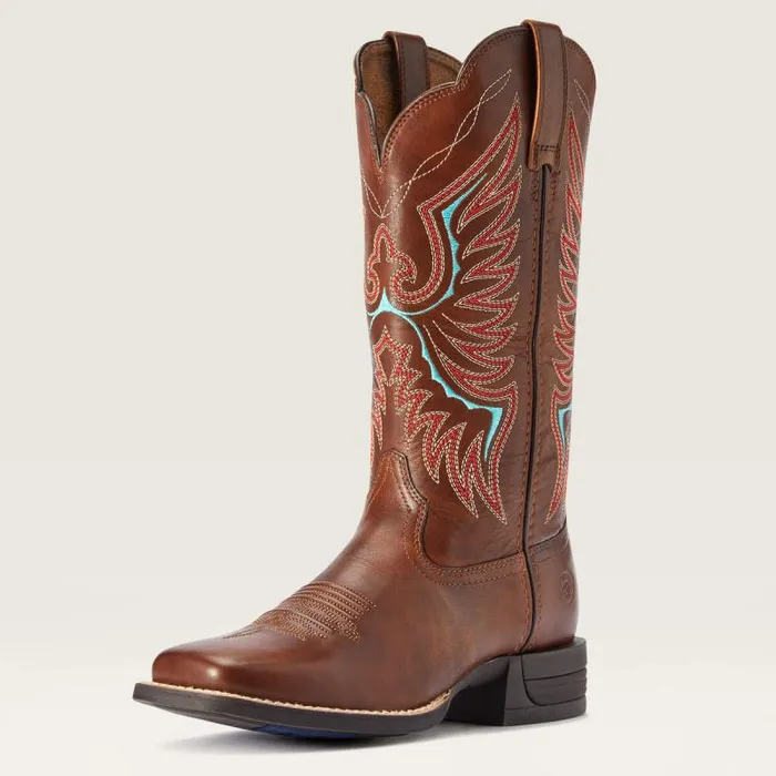 Women Western Boots Ariat Rockdale Western Boot Naturally Distressed Brown