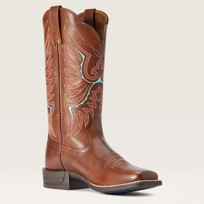 Women Western Boots Ariat Rockdale Western Boot Naturally Distressed Brown