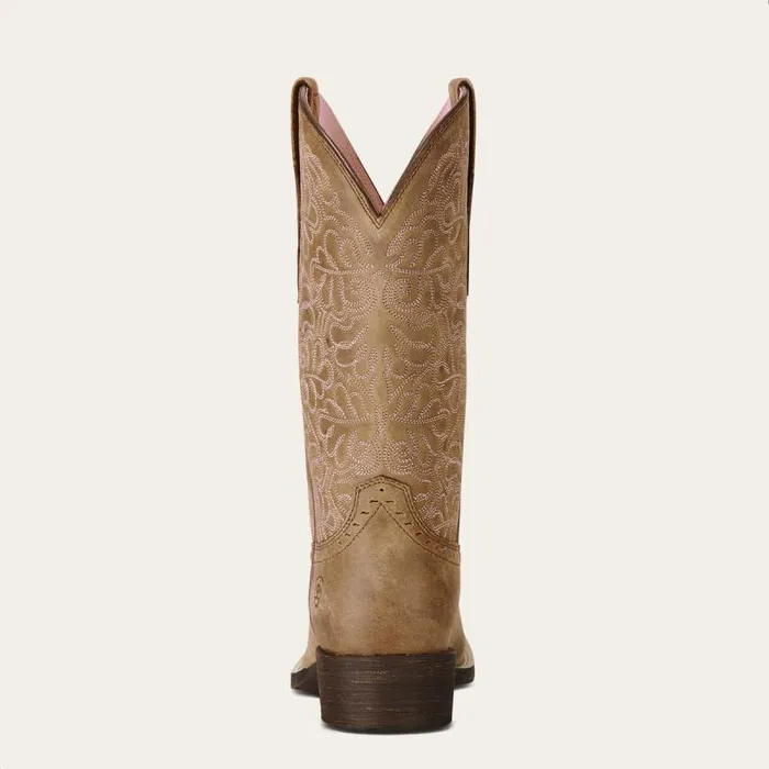 Women Western Boots Ariat Round Up Remuda Western Boot Brown Bomber
