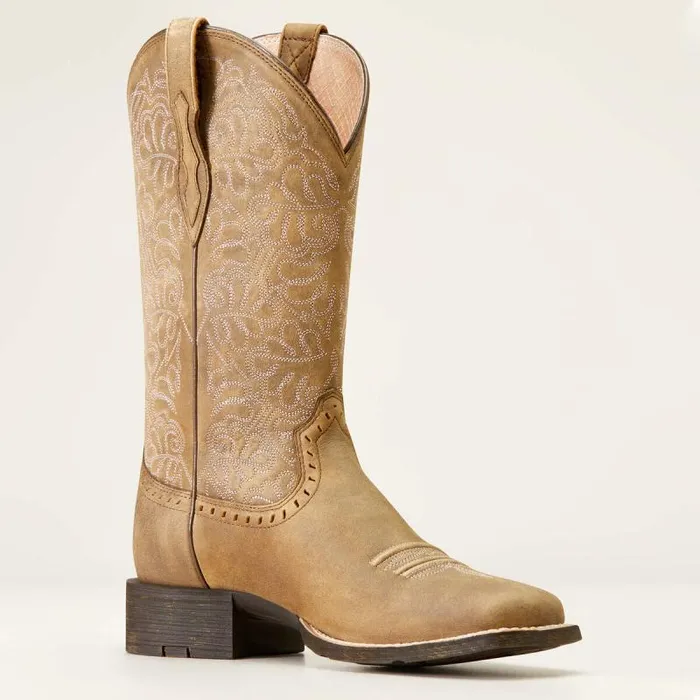 Women Western Boots Ariat Round Up Remuda Western Boot Brown Bomber
