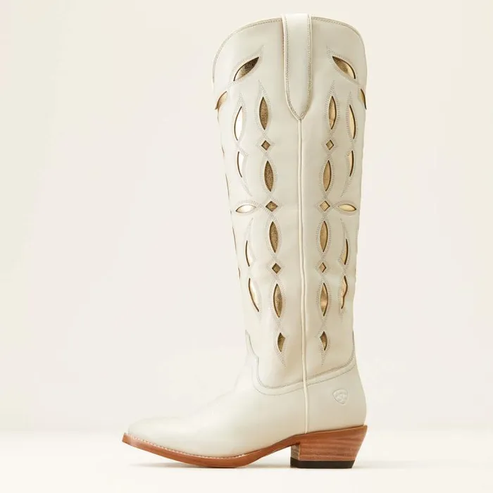 Women Western Boots Ariat Saylor StretchFit Western Boot Blanco