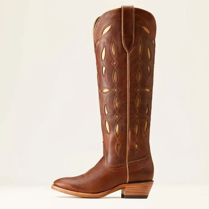 Women Western Boots Ariat Saylor StretchFit Western Boot Chic Brown Women Western Boots Ariat Saylor StretchFit Western Boot Chic Brown