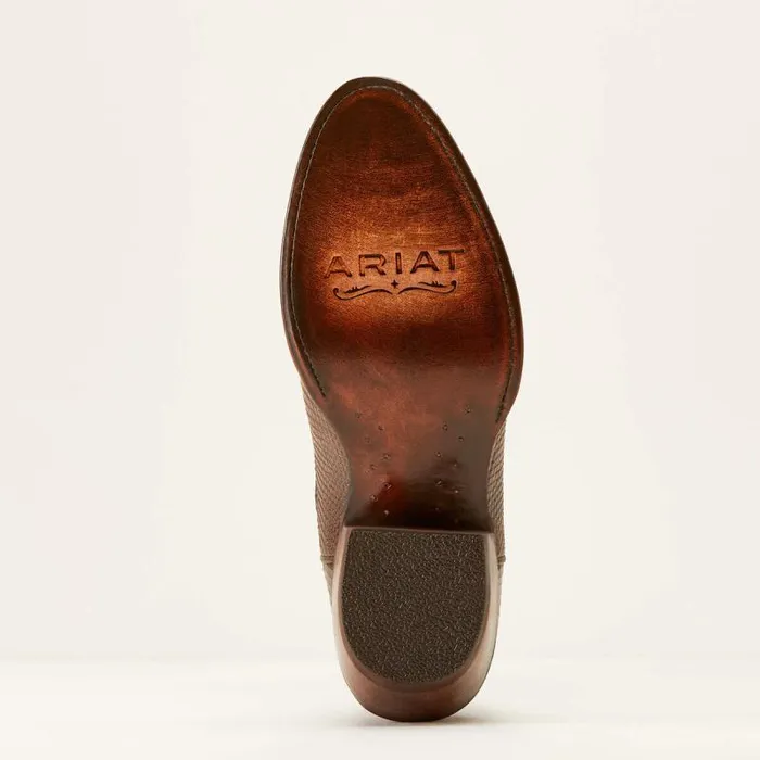 Women Western Boots Ariat Sterling Margot StretchFit Western Boot Gilded Ring Lizardvelvet Chocolate