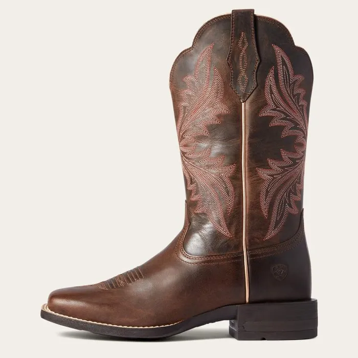 Women Western Boots Ariat West Bound Western Boot Sassy Brown